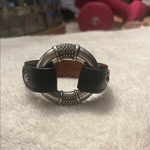 Brighton Black and Silver Circular Bracelet